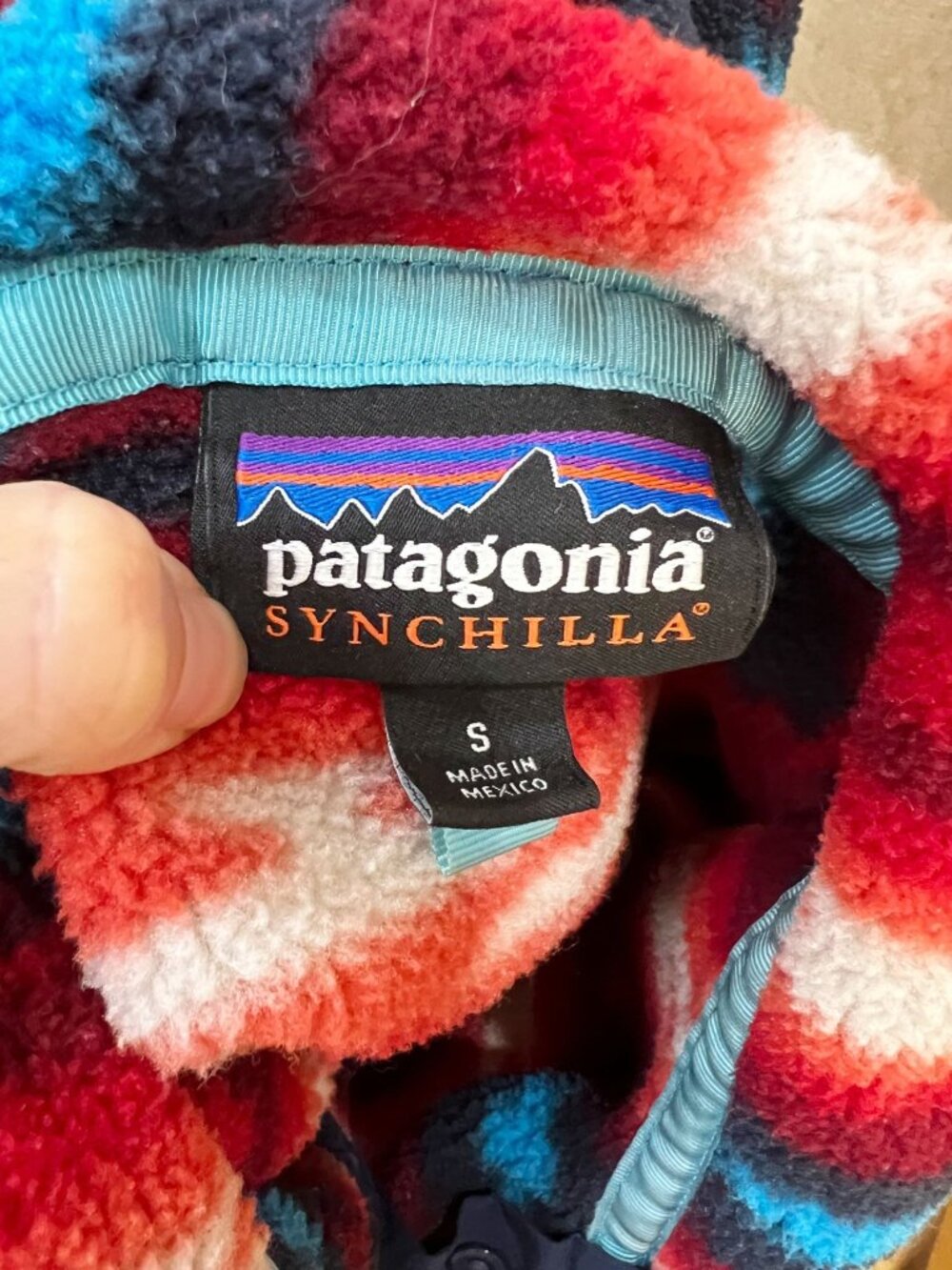 Patagonia Lightweight Synchilla® Snap-T® Pullover Sz S Wild Desert Aztec - Picture 8 of 9
